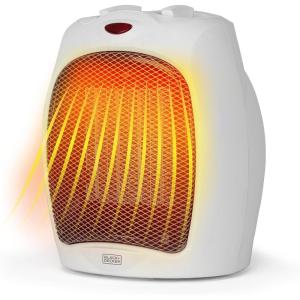 imageBLACKDECKER Small Space Heater 1500W Ceramic Heater for Indoor UseWhite
