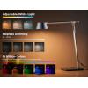 imageBLACKDECKER Verve Designer Desk Lamp with Qi Wireless Charger True White LED  16M RGB ColorsSilver