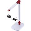 imageBlack and Decker Office LED5ELIGHTWHTRED PureOptics Exalt Flash 5W FlickerFree Natural Daylight LED Desk Lamp 135quot x 6quot x 19quot WhiteRedWhiteRed
