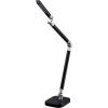 imagePureOptics LED Summit Flex Ultra Reach 10W FlickerFree Natural Daylight LED Desk Lamp with USB Charging Port 6 Dimming Levels 447 Lumens 295quot x 26quot x 6quot  BlackGray LED10ARCBlackGray