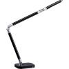 imagePureOptics LED Summit Flex Ultra Reach 10W FlickerFree Natural Daylight LED Desk Lamp with USB Charging Port 6 Dimming Levels 447 Lumens 295quot x 26quot x 6quot  BlackGray LED10ARCBlackGray