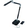 imagePureOptics LED Summit Flex Ultra Reach 10W FlickerFree Natural Daylight LED Desk Lamp with USB Charging Port 6 Dimming Levels 447 Lumens 295quot x 26quot x 6quot  BlackGray LED10ARCBlackGray