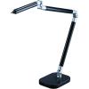 imagePureOptics LED Summit Flex Ultra Reach 10W FlickerFree Natural Daylight LED Desk Lamp with USB Charging Port 6 Dimming Levels 447 Lumens 295quot x 26quot x 6quot  BlackGray LED10ARCBlackGray