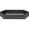 imageBLACKDECKER Raised Garden Bed Planter for Outdoor Plants Easy Assembly 5 ft BDSTGA95810