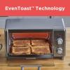 imageBLACKDECKER Crisp N Bake Air Fry Countertop Convection Toaster Oven Medium Capacity 4Slice 5in1 Fits 9 Pizza 30Min Timer Bake Broil Air Fry Toast Keep Warm Stainless SteelMedium Capacity