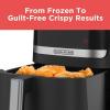 imageBLACKDECKER Purifry 6QT Air Fryer Crispy Deep Fried Taste without the Fat Plus Bake Dehydrate and Keep Food Warm Digital Touchscreen and Auto ShutOff8 QT