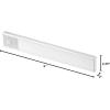 imageRechargeable Under Cabinet Lighting Motion Sensor OnOff Warm White LED StickOn Install for Kitchen ampamp Closets  1 BarSilver