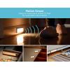 imageRechargeable Under Cabinet Lighting Motion Sensor OnOff Warm White LED StickOn Install for Kitchen ampamp Closets  1 BarSilver
