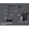 imageBLACKDECKER Verve Designer Desk Lamp with USB Charging Port True White LED  16M RGB ColorsBlack