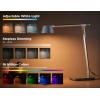 imageBLACKDECKER Verve Designer Desk Lamp with USB Charging Port True White LED  16M RGB ColorsSilver
