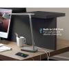 imageBLACKDECKER Verve Designer Desk Lamp with USB Charging Port True White LED  16M RGB ColorsSilver