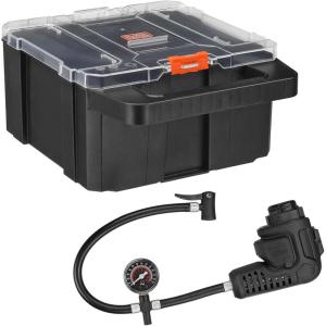 imageBLACKDECKER MATRIX Inflator Attachment High Pressure for Balls Air Mattresses Tires and More Includes Storage Case BDCMTHPISTFF