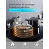 image:imageBLACKDECKER 12Piece Ceramic Hard Anodized Aluminum Cookware Set Pots and Pans Set with Ceramic NonStick Coating12PIECE