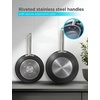 image:imageBLACKDECKER 12Piece Ceramic Hard Anodized Aluminum Cookware Set Pots and Pans Set with Ceramic NonStick Coating12PIECE