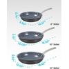 image:imageBLACKDECKER 12Piece Ceramic Hard Anodized Aluminum Cookware Set Pots and Pans Set with Ceramic NonStick Coating3PIECE