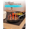 image:imageBLACKDECKER 12Piece Ceramic Hard Anodized Aluminum Cookware Set Pots and Pans Set with Ceramic NonStick Coating3PIECE
