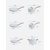 image:imageBLACKDECKER 12Piece Ceramic Hard Anodized Aluminum Cookware Set Pots and Pans Set with Ceramic NonStick Coating9PIECE