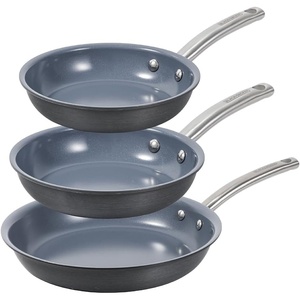 image:imageBLACKDECKER 12Piece Ceramic Hard Anodized Aluminum Cookware Set Pots and Pans Set with Ceramic NonStick Coating3PIECE
