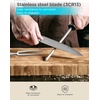 image:imageBLACKDECKER 2Piece Stainless Steel Carving Knife Set 8 Carving Knife amp 7 Fork Kitchen Knife with 3CR13 Stainless Steel Blade Meat Knife with Black ABS Handles Magnetic Gift Box for Storage