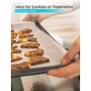 image:imageBLACKDECKER 3Piece Carbon Steel Baking Sheet Set Includes 13 15 17 Cookie Sheets for Baking 04mm Carbon Steel Baking Pans Set with Ceramic NonStick Coating PFOA amp PTFE Free Black Finish3Piece