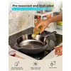 image:imageBLACKDECKER 5Quart Cast Iron Dutch Oven with 1025Inch Skillet Lid PreSeasoned Cast Iron Cookware with Bronze Finish amp Polished Interior Works on All Cooktops Including Induction Oven amp Grill Safe BDK202BR BronzeSkillet