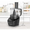 image:imageBLACKDECKER 3in1 Easy Assembly 8Cup Food Processor Stainless Steel SBlade EasyClean Touchpad Controls BlackLarge Pack of 2