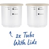 image:imageBLACKDECKER Perfect Pint Ice Cream Maker Accessories  2Pack 1Pint Replacement Jars Extra Containers for Ice Cream Gelato Sorbet amp Frozen YogurtIce Cream 2Pack Pint Jars