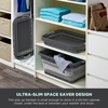 image:imageBLACKDECKER 1 Large 25 Slim Collapsible Laundry Basket  Portable amp SpaceSaving Basket with Dual Comfort Grip Handles  Ideal for Laundry Towels Blankets amp More in Small Spaces amp Travel Black