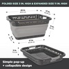 image:imageBLACKDECKER 1 Large 25 Slim Collapsible Laundry Basket  Portable amp SpaceSaving Basket with Dual Comfort Grip Handles  Ideal for Laundry Towels Blankets amp More in Small Spaces amp Travel Black