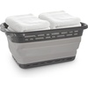 image:imageBLACKDECKER 1 Large 25 Slim Collapsible Laundry Basket  Portable amp SpaceSaving Basket with Dual Comfort Grip Handles  Ideal for Laundry Towels Blankets amp More in Small Spaces amp Travel Black
