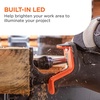 image:imageBLACKDECKER 20V MAX POWERCONNECT Brushless Cordless Reciprocating Saw with Three Blades Battery Not Included Variable Speed 3200 RPM Built in LED 1 In Stroke Length BLRS78BTool  Battery Kit