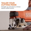 image:imageBLACKDECKER 20V MAX POWERCONNECT Cordless Brushless Jig Saw with Two Blades for Wood Plastic and Metal Dust Port 1 In Stroke Variable Speed Trigger LED Light Battery Not Included BLJS78BTool  Battery Kit