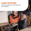 image:imageBLACKDECKER 20V MAX POWERCONNECT Cordless Brushless Jig Saw with Two Blades for Wood Plastic and Metal Dust Port 1 In Stroke Variable Speed Trigger LED Light Battery Not Included BLJS78BTool Only