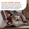 image:imageBLACKDECKER Circular Saw 20V MAX 612 in Brushless Circular Saw Cordless Kit with 25Ah Battery and Charger 24T Blade for Wood Up to 165 Cuts Per Charge LED Light PowerConnect BLCS78E1Tool Only