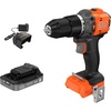 image:imageBLACKDECKER 20V MAX POWERCONNECT Brushless Cordless in Hammer Drill Kit Includes 2Ah Battery and Charger Variable Speed LED 30000 BPM 1900 RPM Drills up to 23 Holes Per Charge BLD783D1