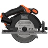 image:imageBLACKDECKER Circular Saw 20V MAX 612 in Brushless Circular Saw Cordless Kit with 25Ah Battery and Charger 24T Blade for Wood Up to 165 Cuts Per Charge LED Light PowerConnect BLCS78E1Tool Only