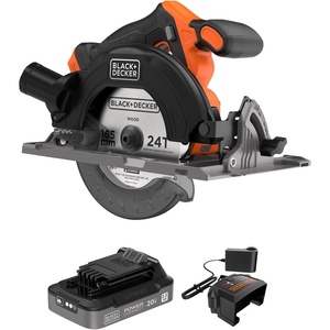 image:imageBLACKDECKER Circular Saw 20V MAX 612 in Brushless Circular Saw Cordless Kit with 25Ah Battery and Charger 24T Blade for Wood Up to 165 Cuts Per Charge LED Light PowerConnect BLCS78E1Tool  Battery Kit