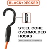 image:imageBLACKDECKER 48 Flat Bungee Straps 32Pack  Non Scratch SteelCore Hooks amp Textured Grip Pad Easily Stretch and Secure LightDuty Gear Trunk Cargo and Everyday Hauls36 inch
