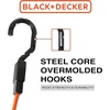 image:imageBLACKDECKER 48 Flat Bungee Straps 32Pack  Non Scratch SteelCore Hooks amp Textured Grip Pad Easily Stretch and Secure LightDuty Gear Trunk Cargo and Everyday Hauls24 inch