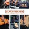 image:imageBLACKDECKER 48 Flat Bungee Straps 32Pack  Non Scratch SteelCore Hooks amp Textured Grip Pad Easily Stretch and Secure LightDuty Gear Trunk Cargo and Everyday Hauls24 inch