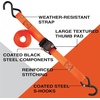 image:imageBLACKDECKER 6Piece LightDuty Cambuckle TieDown and Bungee Strap Kit  1  10 LightDuty CamBuckle Straps 900 lb Break Strength 24 Flat Bungee Straps Kit for Securing Lightweight Cargo