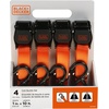 image:imageBLACKDECKER 6Piece LightDuty Cambuckle TieDown and Bungee Strap Kit  1  10 LightDuty CamBuckle Straps 900 lb Break Strength 24 Flat Bungee Straps Kit for Securing Lightweight Cargo