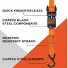 image:imageBLACKDECKER 6Piece LightDuty Ratchet TieDown and Bungee Strap Kit  1 x 10 LightDuty Ratchet Straps with a 900 lbs Break Strength 36 Flat Bungee Straps Easy to Secure Lightweight Cargo