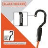 image:imageBLACKDECKER 6Piece LightDuty Ratchet TieDown and Bungee Strap Kit  1 x 12 LightDuty Ratchet Straps 1500 lbs Break Strength 48 Flat Bungee Straps Kit for Securing Lightweight Cargo