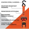 image:imageBLACKDECKER 8Piece LightDuty Ratchet TieDown and Bungee Strap Kit  110 MidDuty Ratchet Straps 2500 lbs Break Strength 48 Flat Bungee Straps Kit for Securing Light to MidWeight Cargo