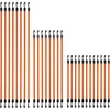 image:imageBLACKDECKER 48 Flat Bungee Straps 32Pack  Non Scratch SteelCore Hooks amp Textured Grip Pad Easily Stretch and Secure LightDuty Gear Trunk Cargo and Everyday Hauls24  36  48 inch