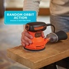 image:imageBLACKDECKER Orbital Sander 5 Inch 20 Amp 12000 OPM Corded 1 Sandpaper Sheet and Dust Bag Included BDERO100Sander Only